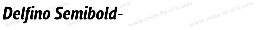 Delfino Semibold字体转换